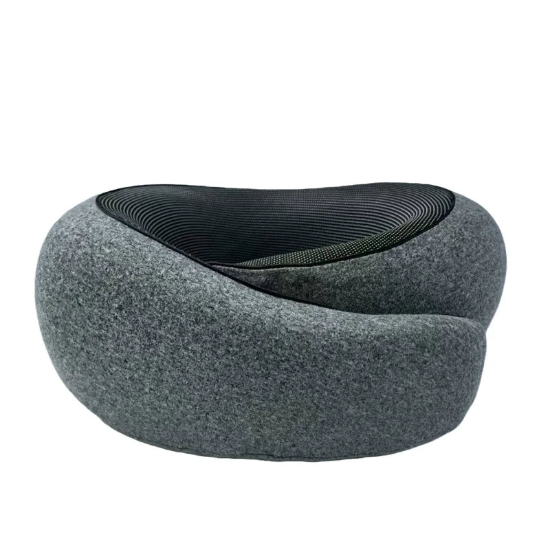 Portable U-shaped Travel Pillow 100% Memory Foam Snail Pillow Travel Neck Support Neck Pillow Adjustable Soft Noon Break Pillows