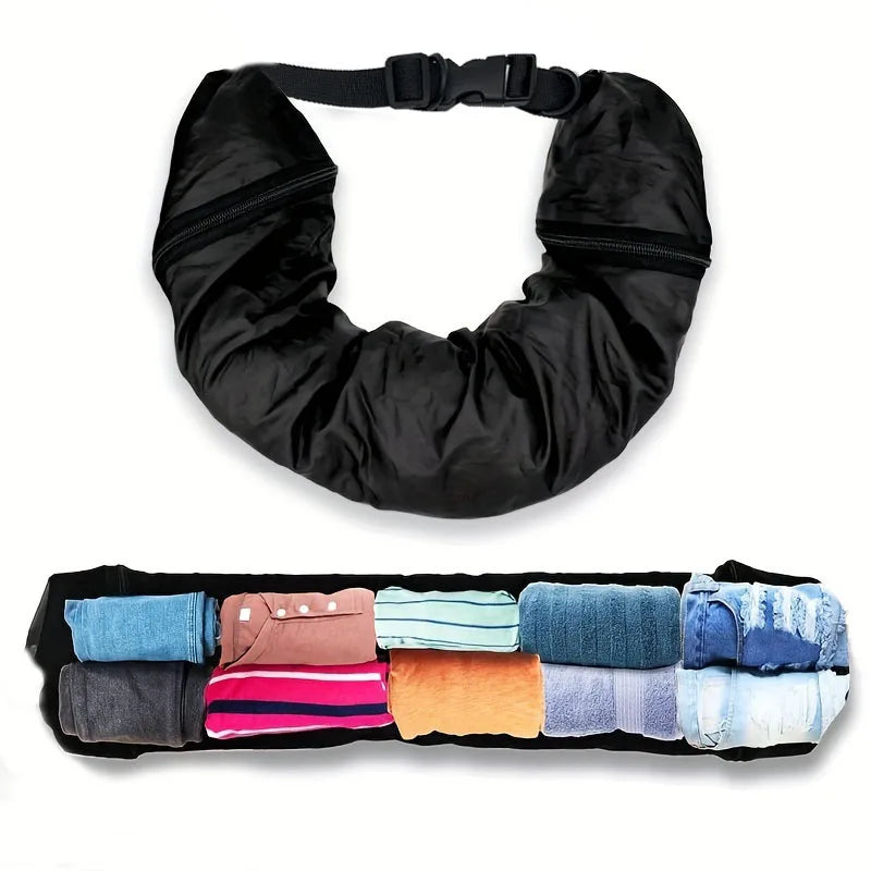 1PC Travel Neck Pillow, Storage Bag, Portable Travel Essentials, Lightweight Versatile Luggage Carry On Travel Accessories