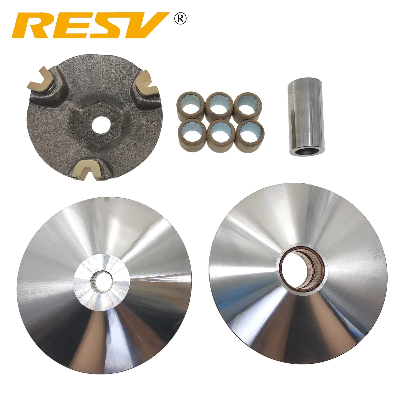 RESV for 16g SYM HD300 RV250 RV270 GTS Citycom Cruisym Joymax Z ATV Quadlander 250 300 Variator Drive Face Pulley Assy Roller