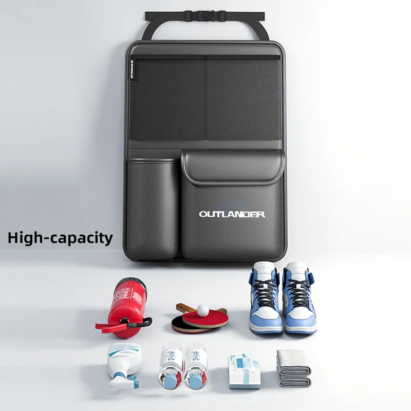 1pcs Car Trunk Storage Bag SUV Seat Back Hanging Tools Organizer Multifunctional Storage Pocket for Mitsubishi Outlander Truck