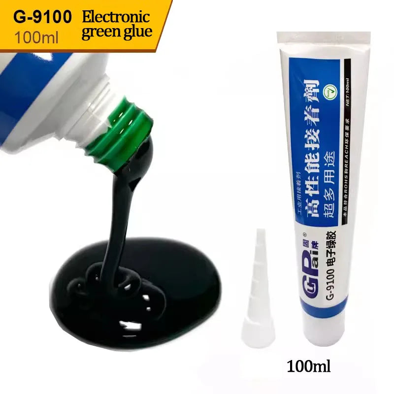 Quick-drying electronic red glue green glue transparent thread anti-loosening strong glue wire row electrical fixing adhesive