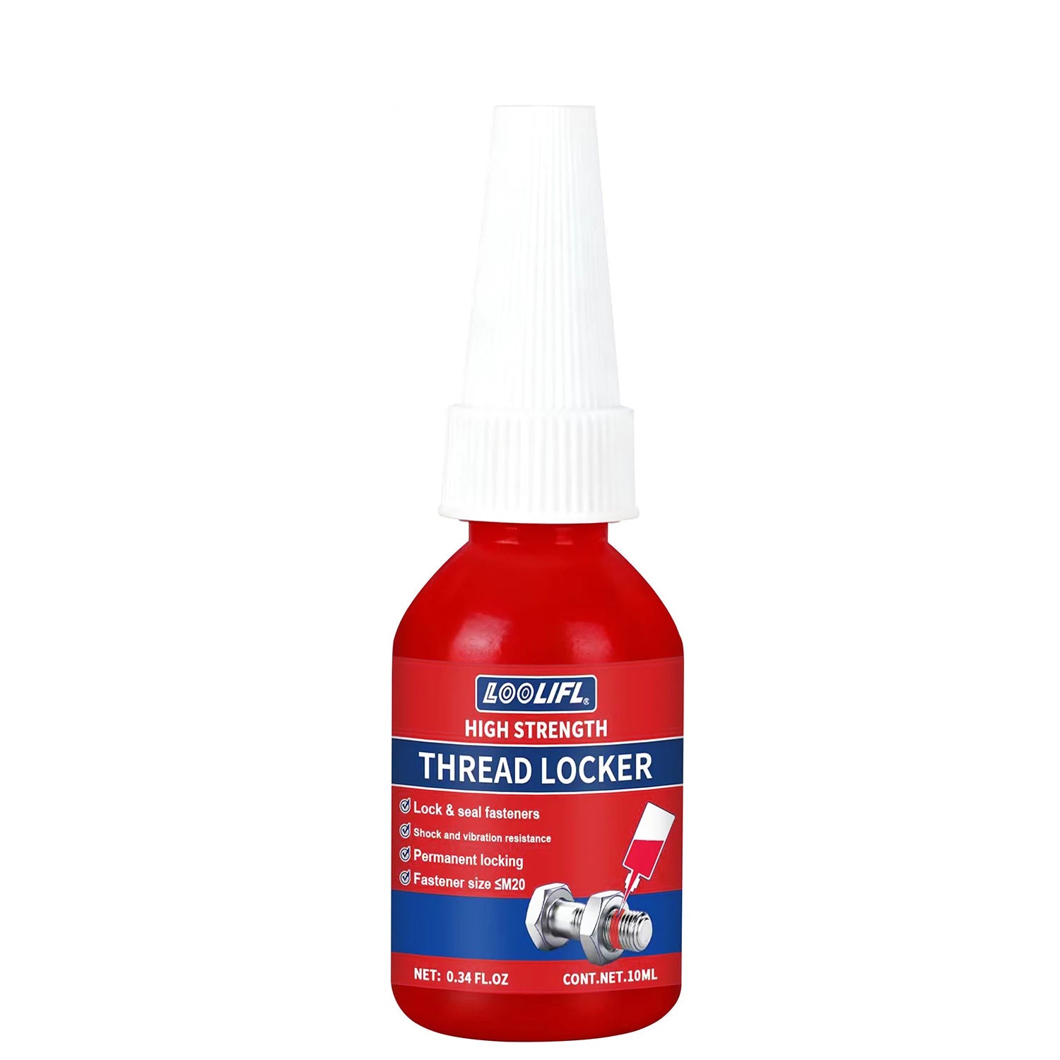 243 Blue Thread Locker Anaerobic Adhesive Removable Anti Vibration Screw Lock Glue for Motorcycle Bicycle Auto Metal Fastener