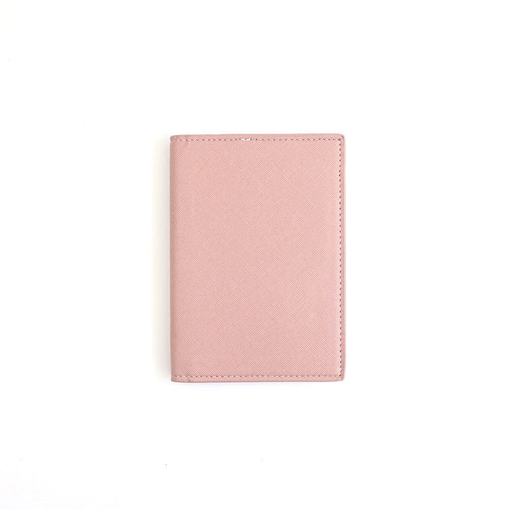 Customized letter PU leather passport holder ID protection case, loose change bank card storage bag, travel passport bag