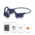 PARAMITA Real Bone Conduction Bluetooth Headphone Wireless Earphone IPX6 Waterproof Headset with Mic for Workouts Driving Sports