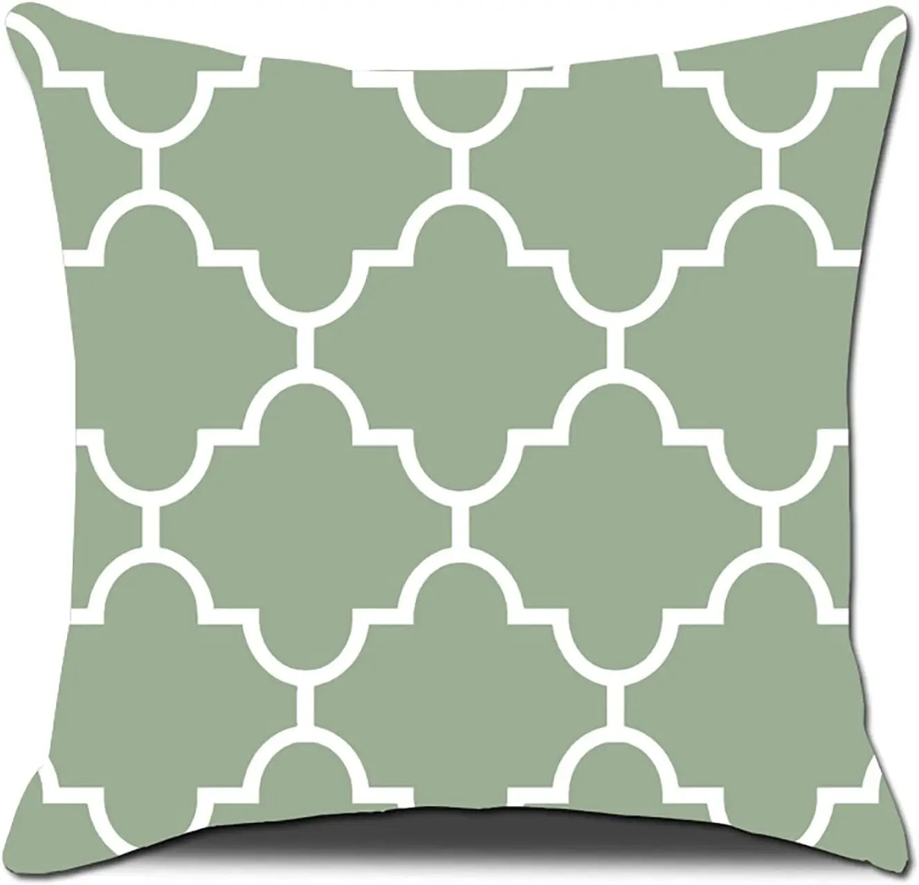 4Pcs Linen Throw Pillow Covers 45x45cm Decorative Cushion Cases for Sofa Bedroom Living Room Home Decor Zippered Pillowcases