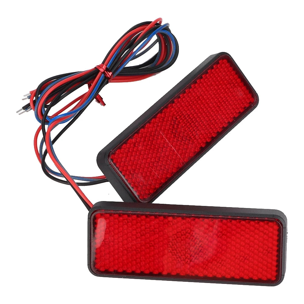 Red 12v Motorcycle Rear Tail Brake Stop Light Truck Side Marker Led Reflector Motorcycle Truck Trailer Car