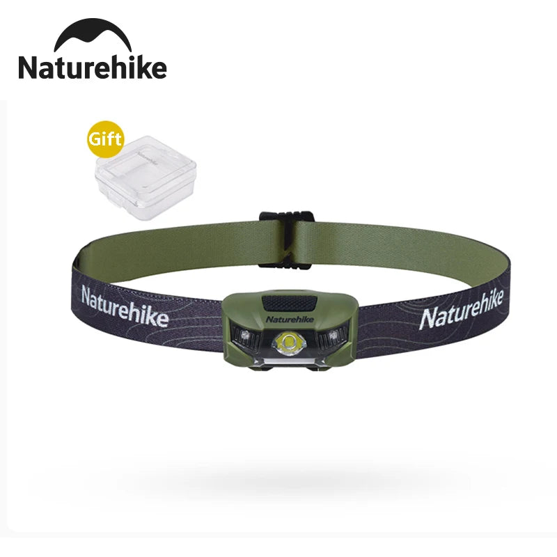 Naturehike Outdoor Headlamp 4 Modes Flashlight SOS Emergency Light Portable IP66 Waterproof Night Fishing Camping Headlight