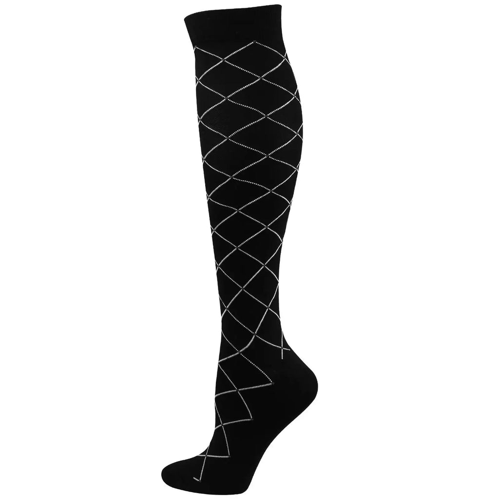 Compression Socks for Men and Women Medical Althetic Diabetes Varicose Veins Sports Socks for Running Cycling Travel Flight