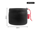 Portable Set Pot Storage Bag Ultra Light Mesh Fabric Tableware Bag Breathable Drawstring Buckle Bundle Mouth Handbag Outdoor