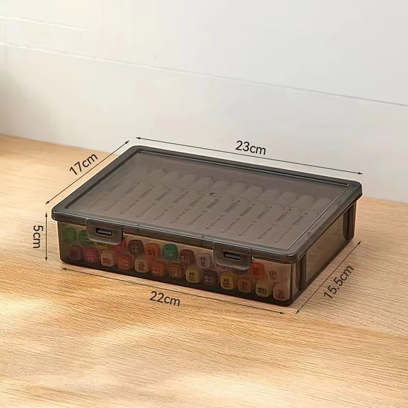 1Pc File A4 Box Important Information Registration Book Dust Proof Storage Case Document Organizer Box Household Office Supplies