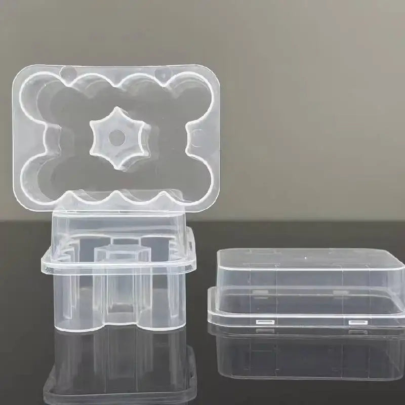 3mL Peptide Vial Case Plastic Microtube Storage Box Stackable Clear Freezer Tube Box Refrigerator Organizer Diabetic Supplies