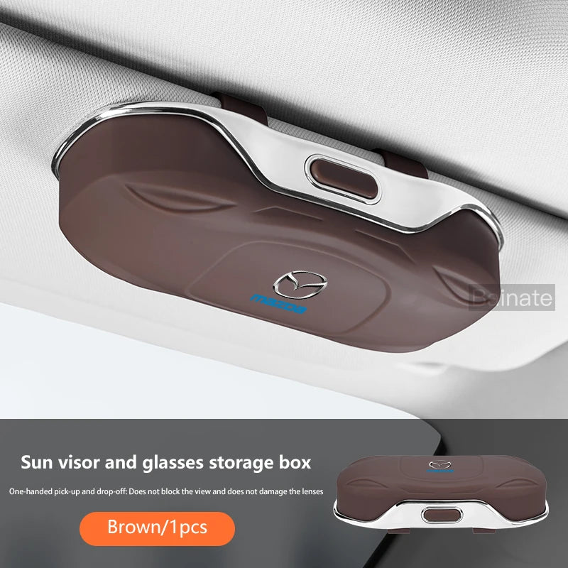 For Mazda MX-5 MX 5 ND Roadster 2016- 2019 2020-2025 Car Visor Sunglasses Car Glasses Case Glasses Holder Clip Box accessories