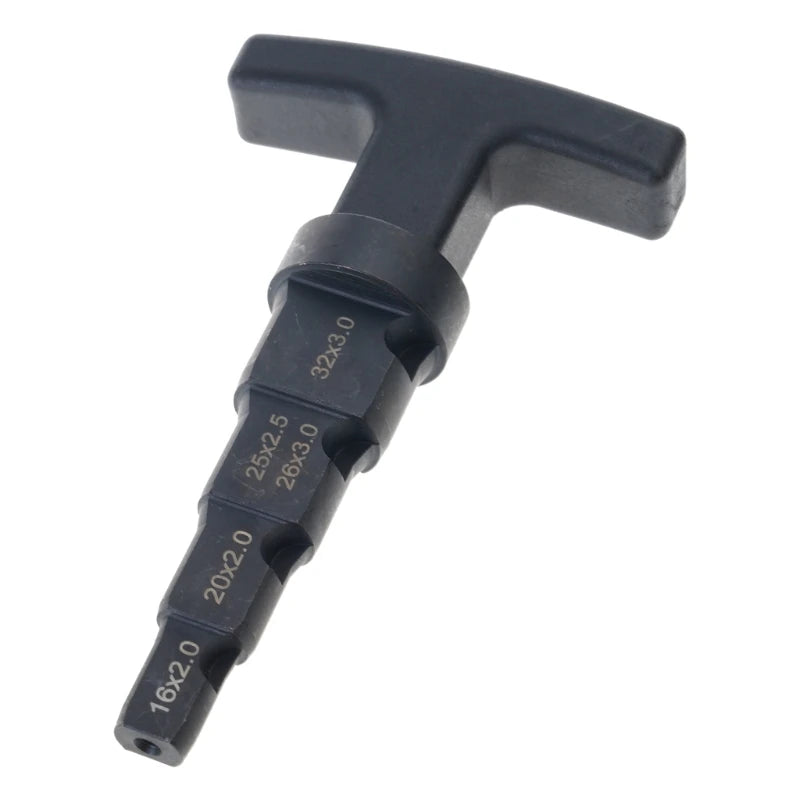 Pipe Deburring Tool Internal Pipe Chamfer Tool 4-in-1 Multi-layer Ratchet Rotation
