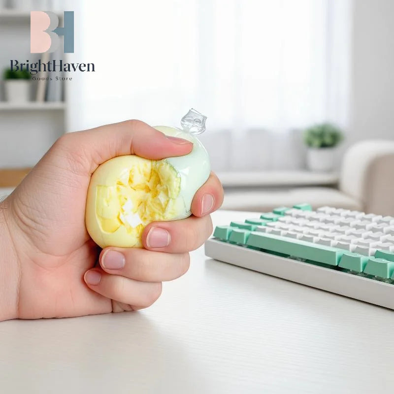 1Pcs Cracking Wax Ball Soft Decompression Toys Cantaloupe Chocolate Handmade Ball Anti Stress Sensory Fidget Toy B.H