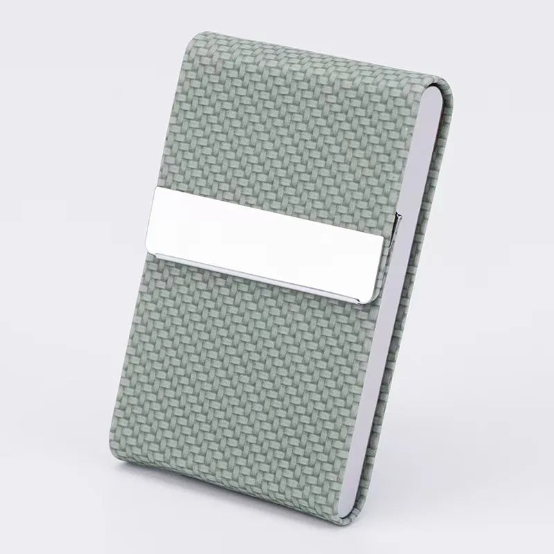 Slim 7 Slot Cigarette Case for Women I Automatic Pop-Up Mini Leather Holder l Shockproof Metal Core & Pastel Colors Gift Box