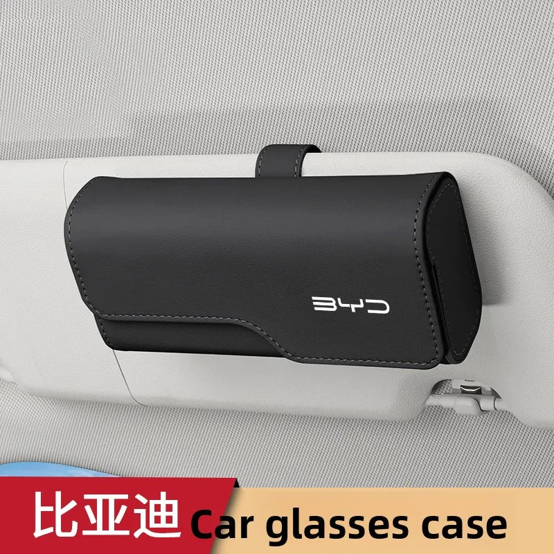 For BYD Qin L Song L Xia Seal Seagull Dolphin Destroyer 05 Sea Lion Car carried Glasses Clip Sunglasses Storage Box