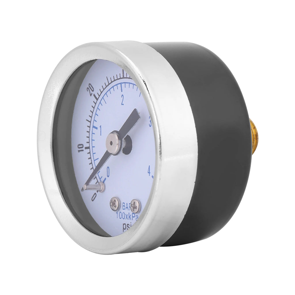 0‑60PSI 0‑4BAR 1/8" NPT Pressure Gauge Manometer for Water Air Oil  Instrument pressure measuring tool Air Pressure Gauge