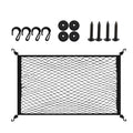 1 Pcs Car Storage Net 60x40cm Car Boot Net With 4 Hook Elastic Luggage Net Automotive Mesh Interior Accessories