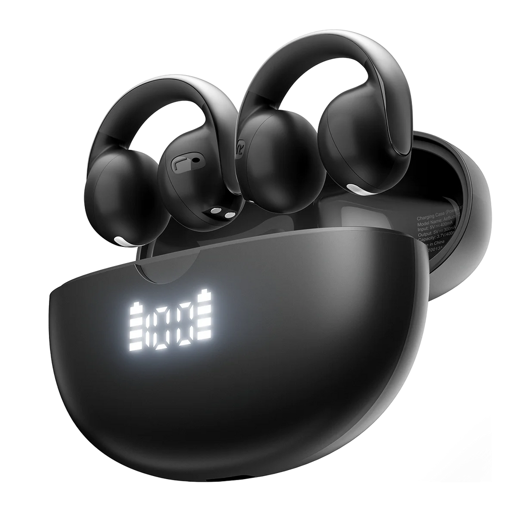 Blackview AirBuds 13 OWS Ear Clip Headset with LED Display IPX7 Waterproof 400mAh Bluetooth 5.4 Sports Earphones with Mic