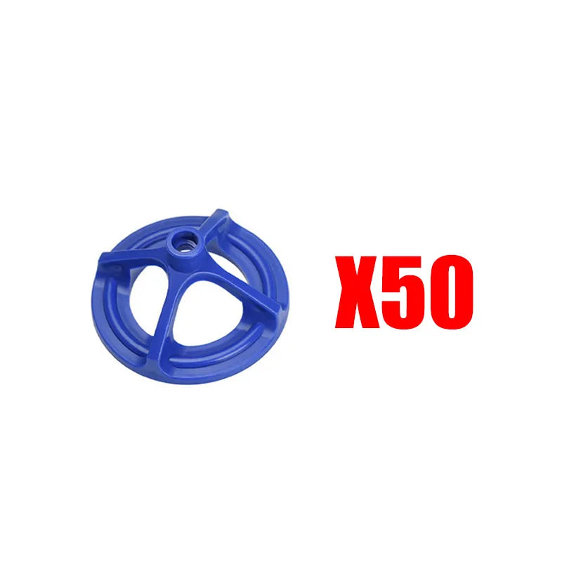 50-600pcs Spiral Ceramic Tile Leveling System Tile Leveler Spacer Baseplates for Tile Laying Wall Floor Fixing Construction Tool