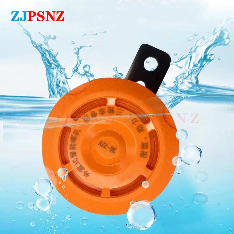 12V 36V 48V 60V 72V Horn Bicycle Bell Ring Electronic Horn Energy Saving E-Bike Scooter Motorcycle Scooter Horn Alarm Waterproof