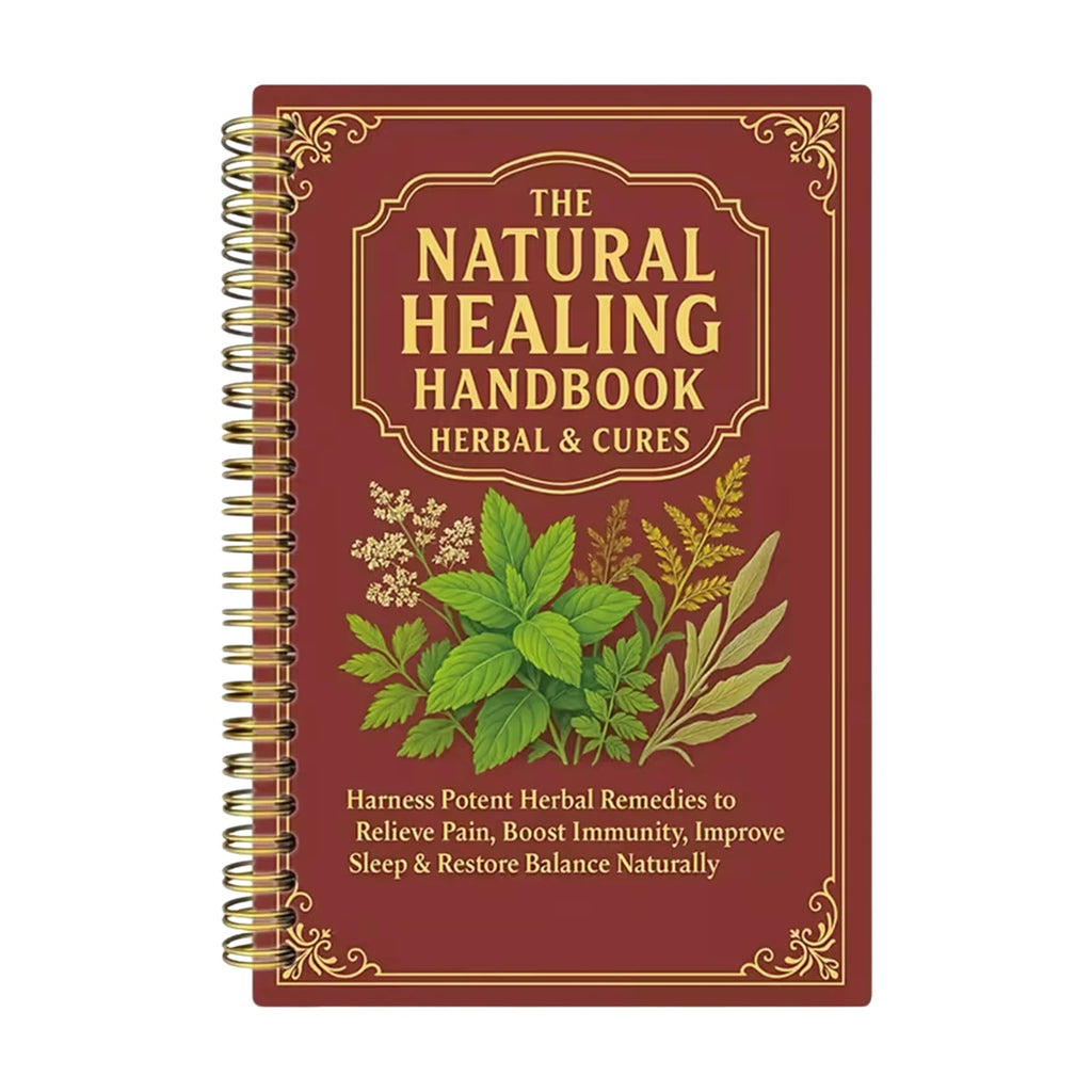Natural Remedies Handbook with Ancient Cures for Family Health PP Cover Waterproof Notebook for Home Office Travel Gift