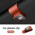 New Car Sun Visor Glasses Clip Sunglasses Card Holder For Hyundai Genesis N-LINE I10 I20 I30 I40 IX20 IX35 Kona Getz Veloster