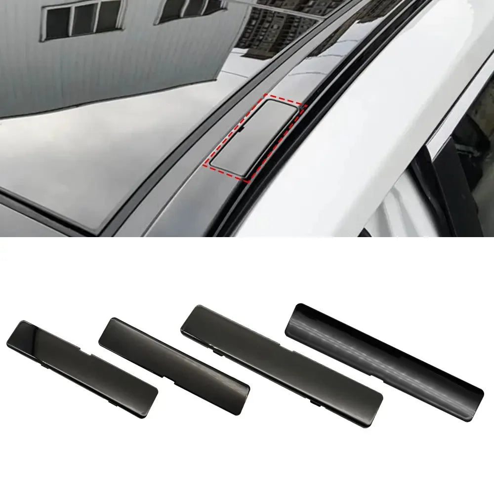 Car Roof Rail Racks Cap Cover Shell Roof Side Garnish Lid Roof Luggage Rack Cover Plate For Toyota RAV4 XA50 Accessorise 2019-20