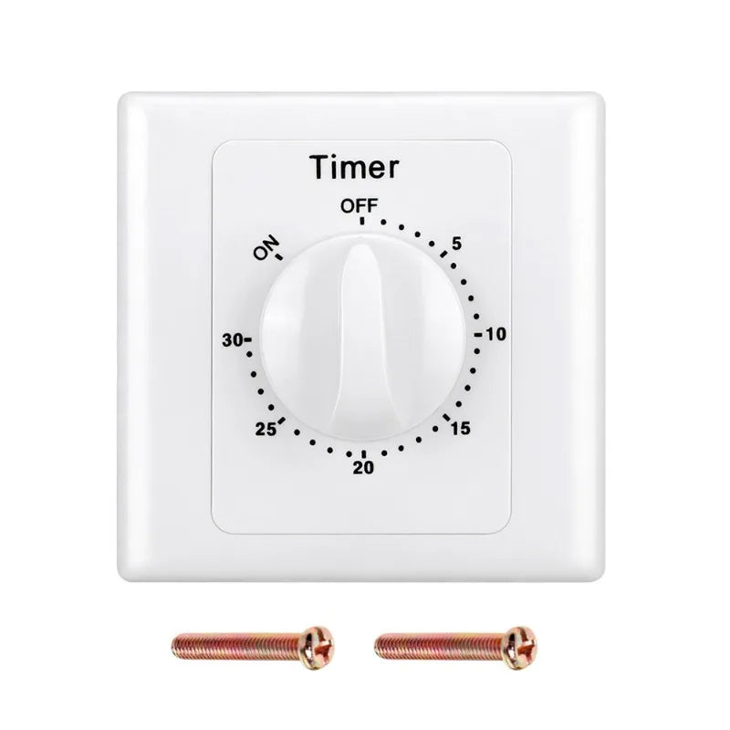 Intelligent Countdown Timer Switch 30Min Kitchen Digital Electrical Timer  AC 220V 10A