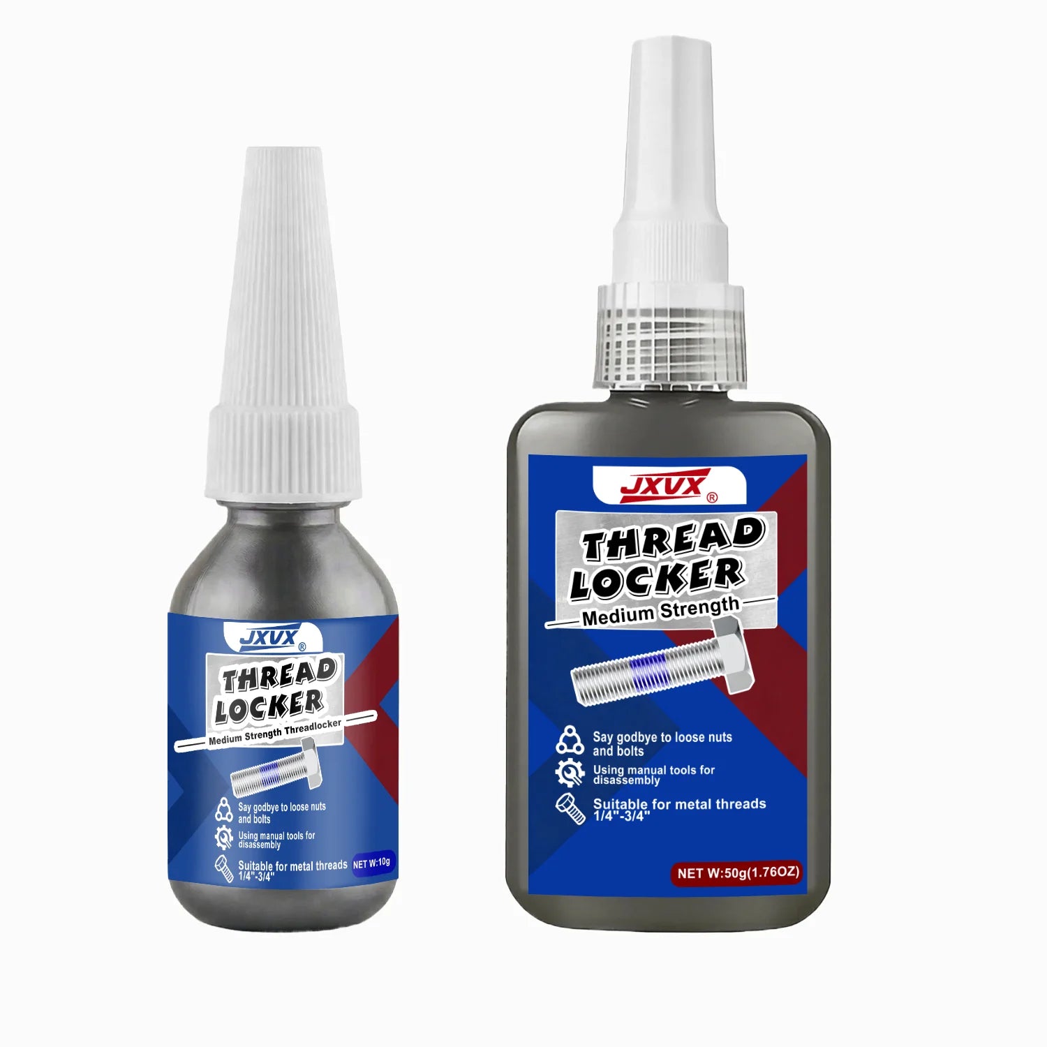 New 10ml Screw Glue, Fast Curing Threading Agent, Anaerobic Adhesive, Corrosion Resistant, Anti-Peeling, Medium Strength Blue Th