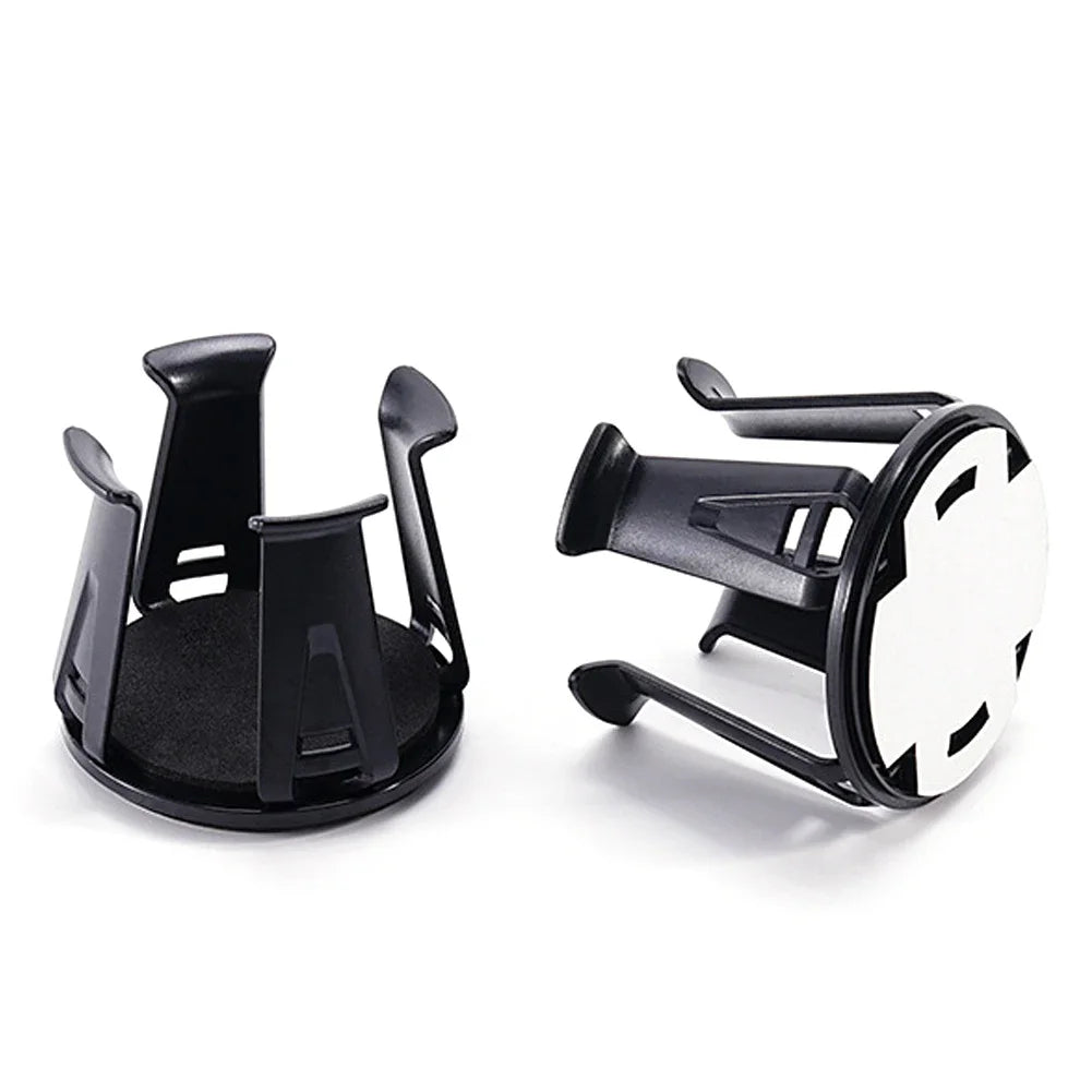 Multifunction Car Beverage Cup Bottle Holder Adhesive Cup Storage Rack Holder Car Drink Rack Auto Interior Accessories Black