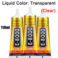 E-8000 Super Strong Shoe Glues Repairing Adhesive Universal Waterproof Shoe Sealers for Sneakers Boot Leather Fast Repair Glue .