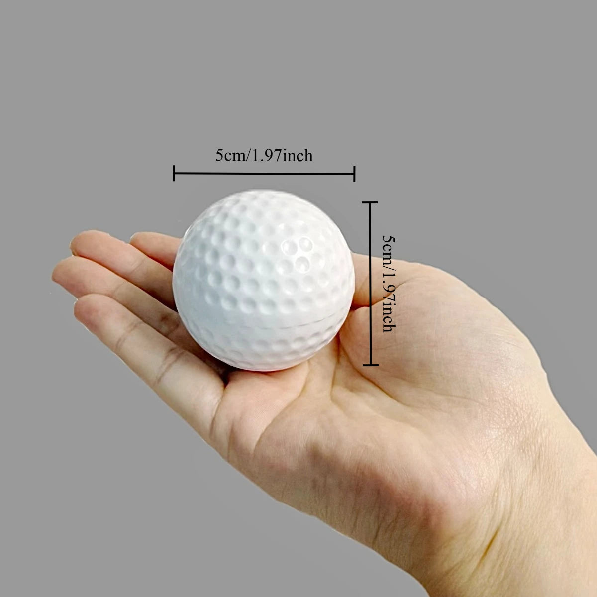 2 Inch 5cm Golf Ball 3 Layer Zinc Alloy Herb Grinder Pollen Catcher Cleaning Brush Magnetic Closure Manual Smoking Tool Gift