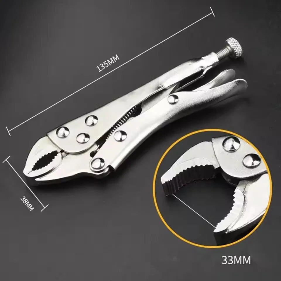 2025 Powerful Pliers, Multifunctional Pressure Pliers, Heavy-duty Tools, Industrial Grade Circular Mouth Force Wrench, C- type