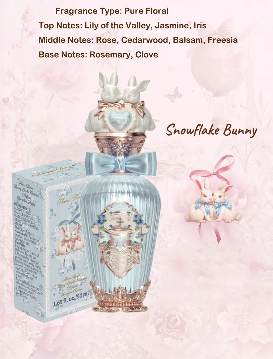 Flower Knows Knight Unicorn Sweetie Bear Perfume Long Lasting Rose Milk Musk Floral Fruity Fragrance Sweet Aesthetic Skin Scent