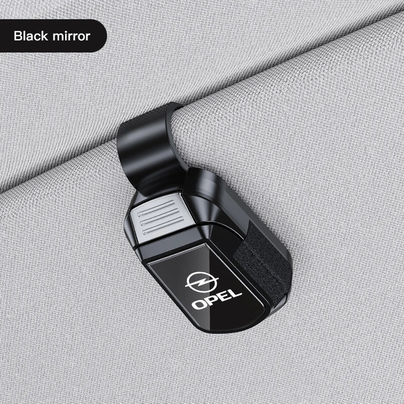 Opel Car Eyeglass Storage Clip Sun Visor Sunglasses Card Holder for Corsa Adam C Zafira A OPC Vivaro D Astra Meriva Vectra H G J