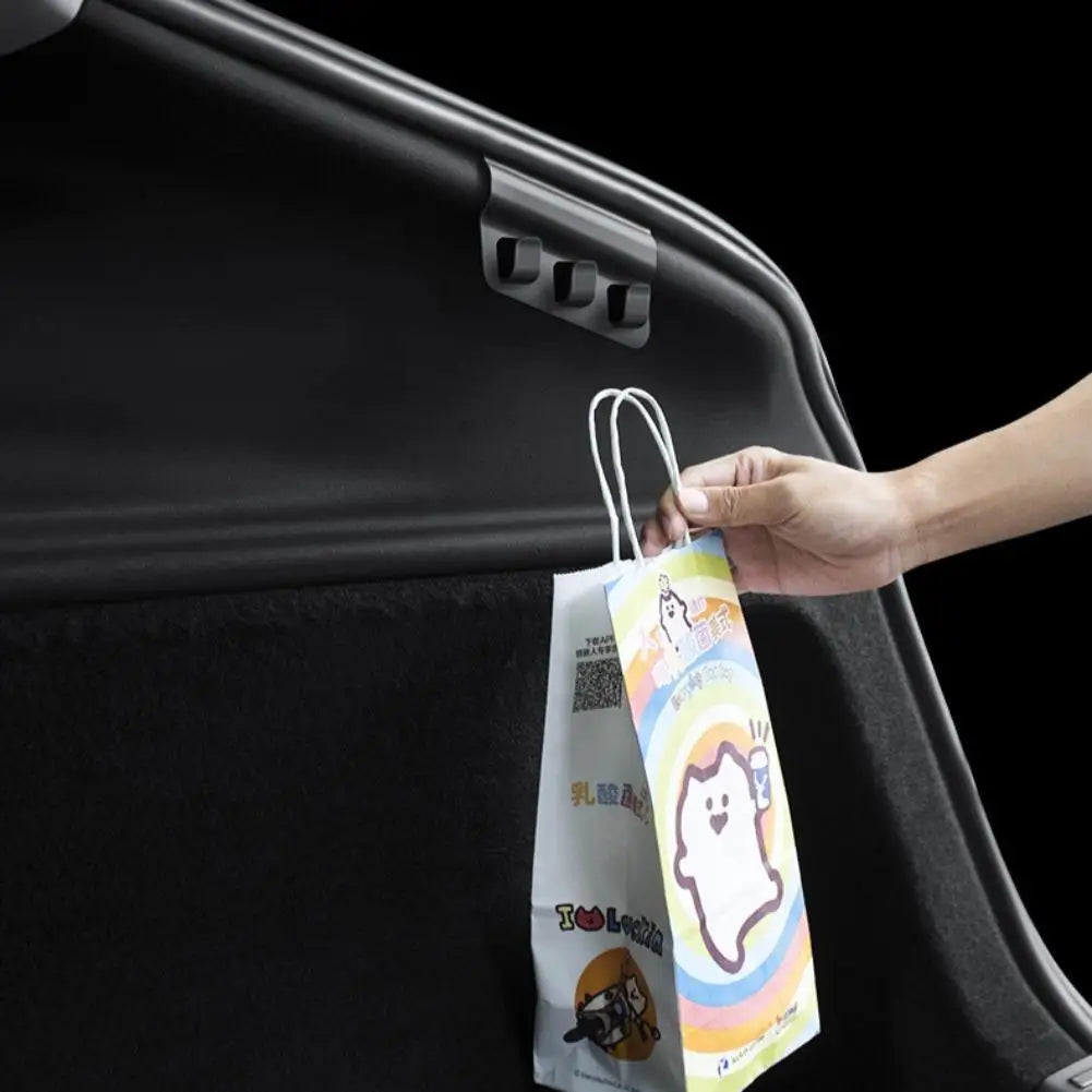 Trunk Hooks For Tesla Model Y/YL 6-Seater Rear Cargo Storage Hangers For Both Sides Car Accessories