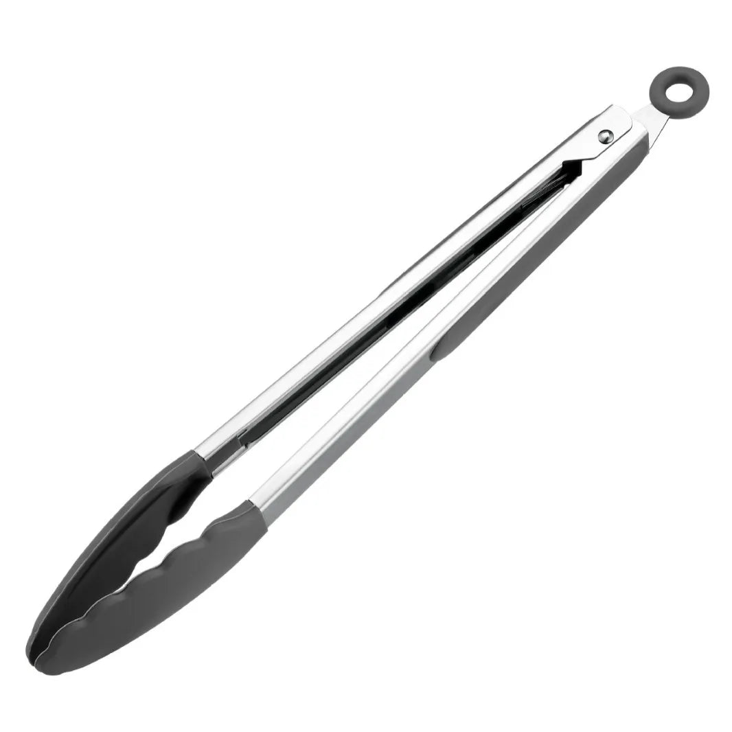 7/9/12inch Silicone Kitchen BBQ Tongs Stainless Steel Locking Cooking Tongs with Silicone Tips Non-Slip Food Tongs for Cooking