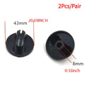 1Pair Gas Stove Ignition Switch Plastic Knob Aperture 8mm Knob Stove Accessories Universal Anti-zero Degree.