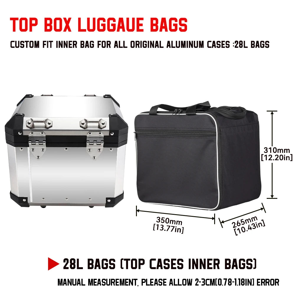 Motorcycle Bag Saddle Inner Bags for BMW R1200GS F800GS Adv Motorcycle Luggage BagsR1200GS R1250GS LC