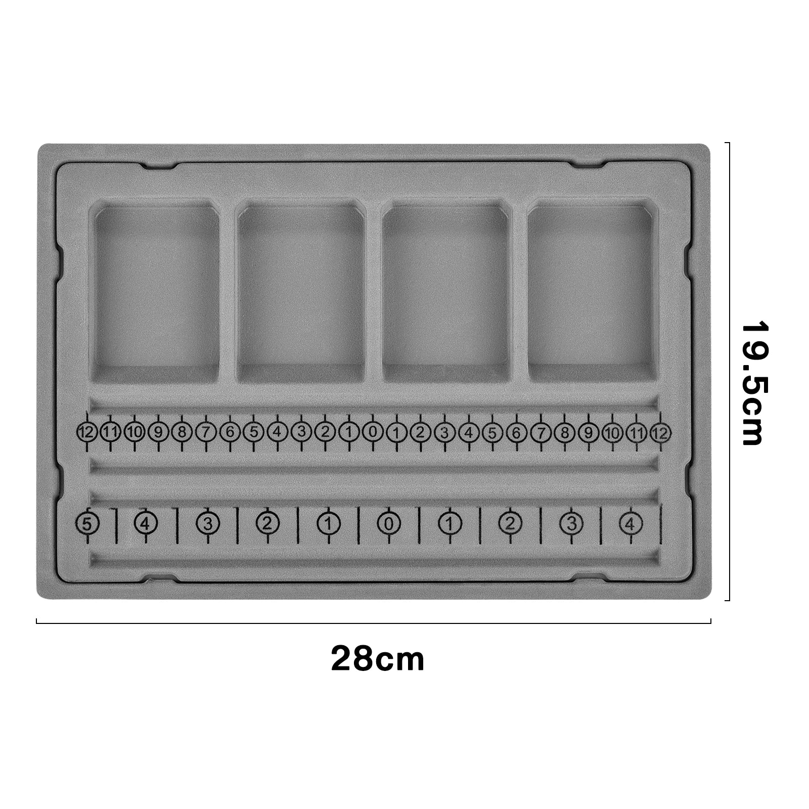 Flocked Bead Board Jewelry Making Tools DIY Bracelet Necklace Beading Organizer Jewelry Size Measuring Tool WorkBenches Tray