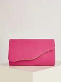 Women's Fashionable Velvet Clutch Bag, Evening Bag, Envelope Bag, Flap Bag, Makeup Bag, Wallet, Business Commuter Bag, Portable Crossbody Bag, Detachable Shoulder Strap, Evening Dress Matching Clutch Bag, Prom, Wedding Season