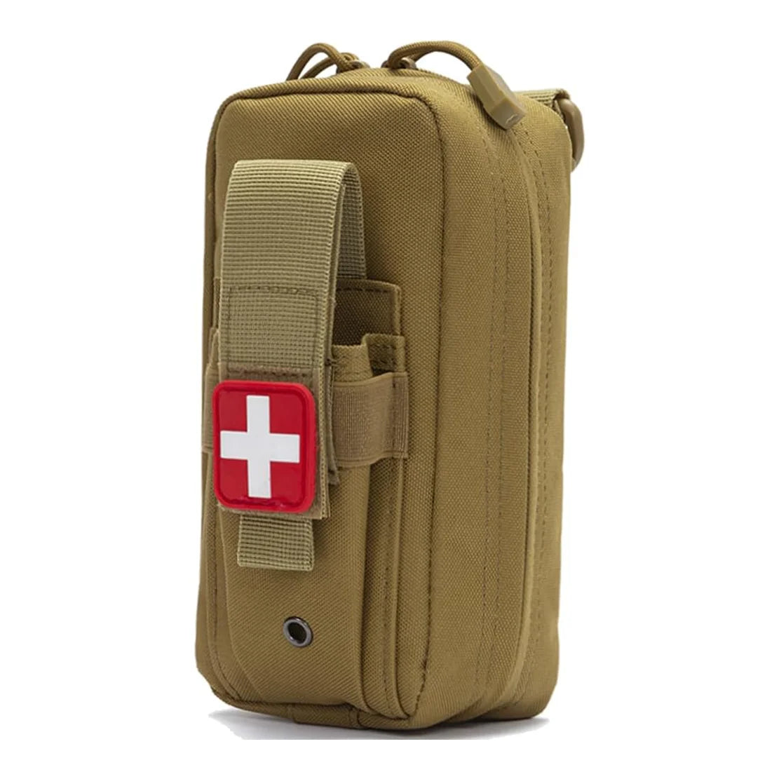 Tactical MOLLE Medical Pouch, Rip-Away EMT First Aid Pouch IFAK Trauma Kit Everyday Carry Survival Bag Include Cross Patch