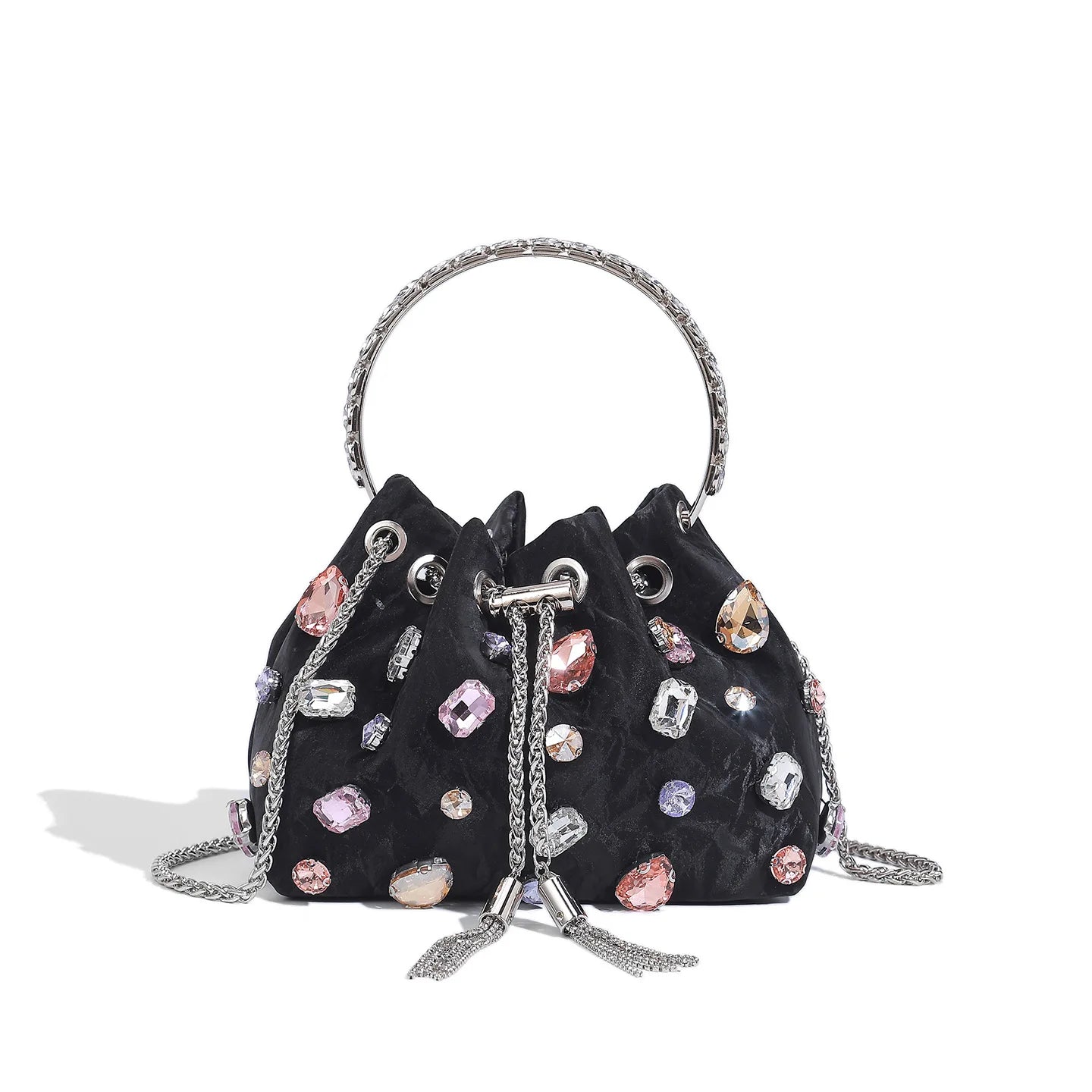 Luxury Designer Women Handbag Glitter Shiny Diamond Clutch Purse Wedding Party Banquet Bag Crystal Rhinestones Evening Bag