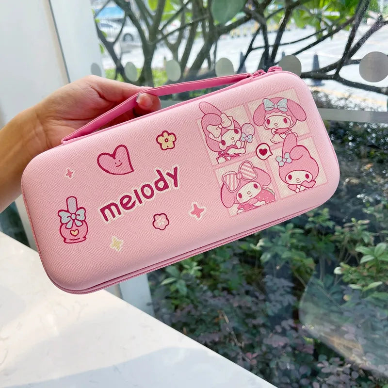 Cartoon Anime Storage Bag For Nintendo Switch Oled Game Console Case Travel Carrying Handbag JonCon Protective Cover Accessories