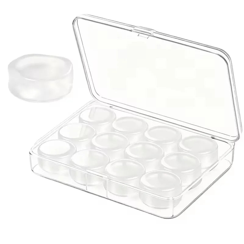 Soft Silicone Earplugs Wax Ear Plugs Reusable Noise Cancelling Gel Ear Plugs Waterproof Earbuds for Sleeping Flying Swimming