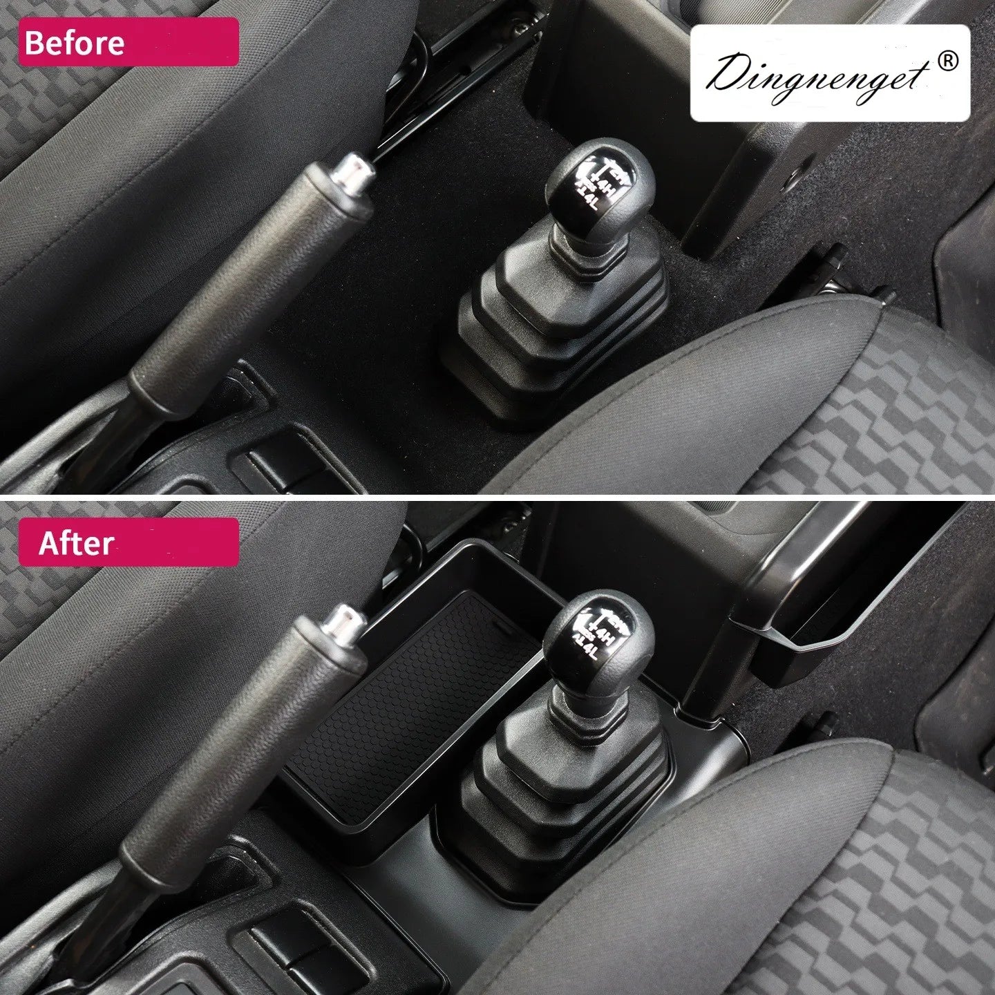Car Gear Shift Storage Box Center Gear Storage Box Storage Box Is Suitable for Suzuki Jimny 2019+ AT Models