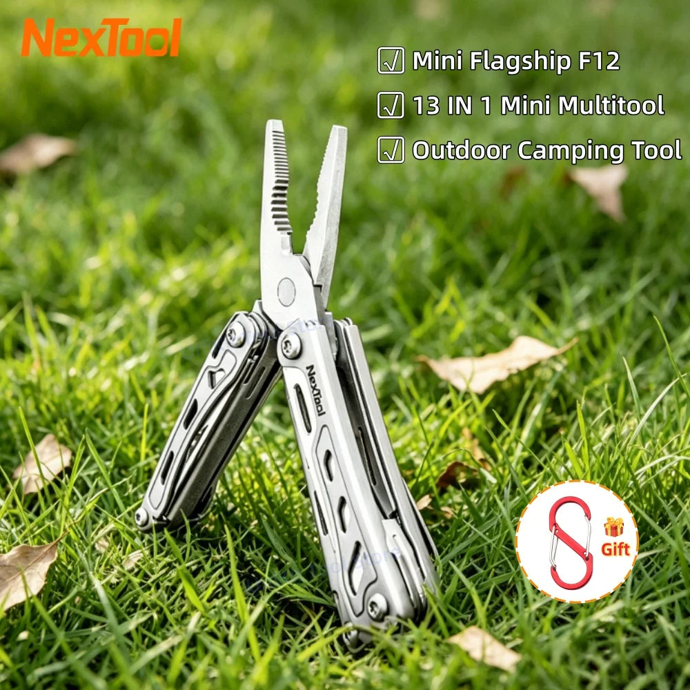 NexTool Mini Flagship F12 13 In 1 Folding EDC Multitool Multi Functional Tool Screwdriver Pliers File Ruler Outdoor Hand Tools