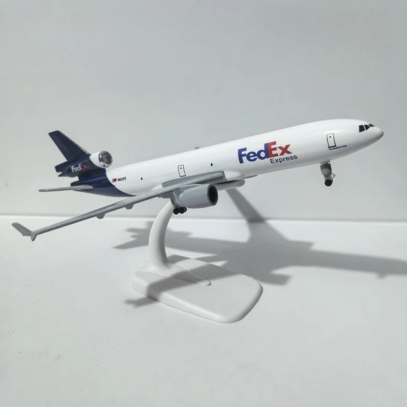 JASON TUTU 20CM Fedex Express ATR Aircraft Model Planel Airplane Diecast Metal Planes Collect Gifts ﻿