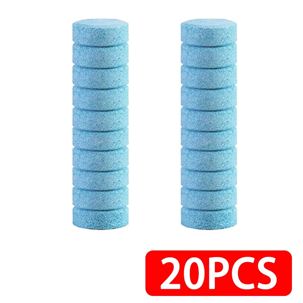 10/20/30/40/50/100pcs Car Windshield Glass Solid Cleaner Windscreen Wiper Effervescent Tablets Toilet Cleaning Car Accessories